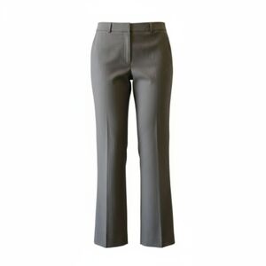 Lafayette 148 NY Gray Wool Career Trousers Size 6—Tailored, Modern, Elevated